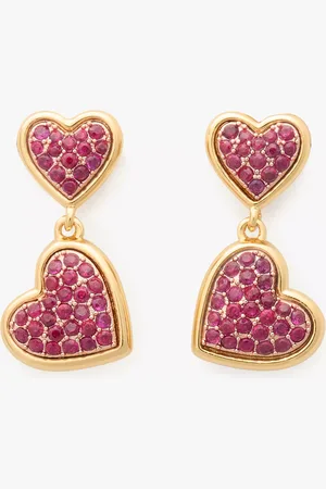 Kate Spade With All My Heart Pavé Drop Earrings