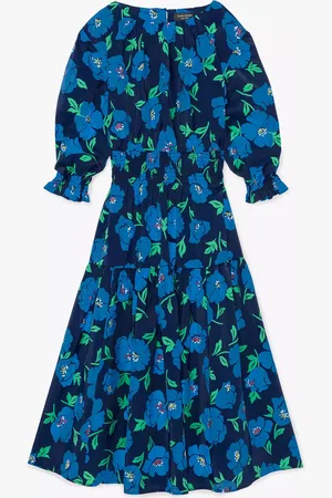 Kate Spade Springtime Blooms Smocked Dress