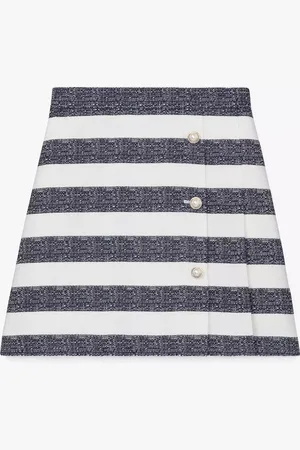 Kate Spade Sailor Stripe Pleated Skirt