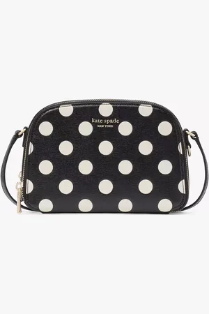 Kate Spade Devin Breezy Dot Double Zip Dome Crossbody