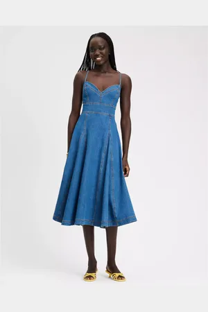 Kate Spade Denim Midi Dress