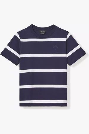 Kate Spade Montauk Stripe Logo Tee