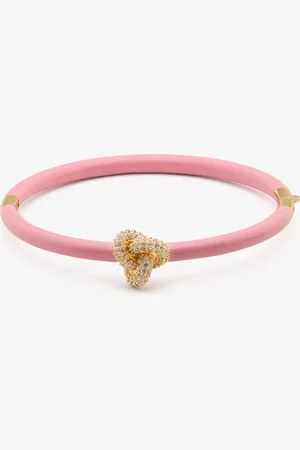 Kate Spade Double Knot Pave Hinged Bangle