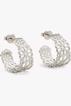 Kate Spade Spade Flower Lace Hoops