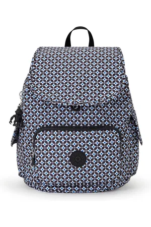 Kipling Backpack City Pack S Blackish Tile Small Woman 100% Recycled Polyester