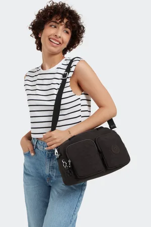 Kipling Shoulder Bag Cool Defea Nostalgic Medium Woman 56% Recycled Polyamide, 44% Polyamide