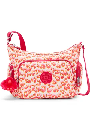 Kipling Crossbody Bag Gabb S Latin Cheetah Medium Woman 100% Recycled Polyester