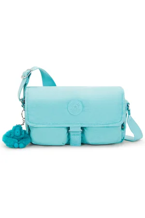 Kipling Crossbody Bag Chilly Up Deepest Aqua Small Woman 56% Recycled Polyamide, 44% Polyamide