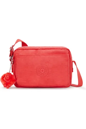 Kipling Crossbody Bag Abanu M Almost Coral Medium Woman 56% Recycled Polyamide, 44% Polyamide