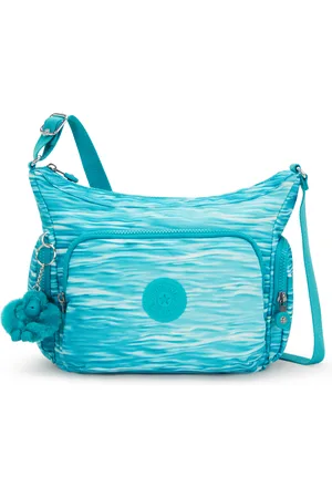 Kipling Crossbody Bag Gabb S Aqua Pool Medium Woman 100% Recycled Polyester