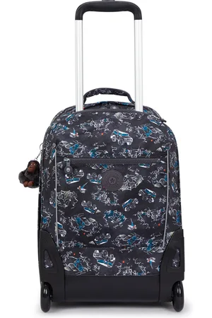 Kipling Backpack Sari Jungle Fun Race Large Woman 100% Recycled Polyester