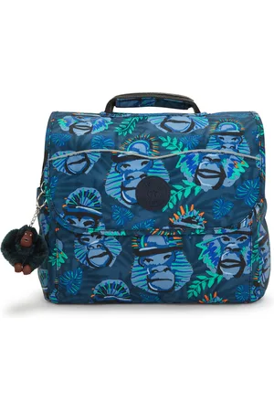 Kipling Backpack Codie S Blue Monkey Fun Small Woman 100% Recycled Polyester