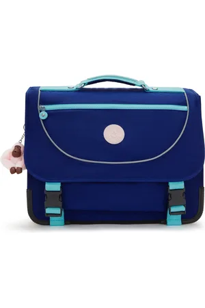 Kipling Backpack Preppy Solar Navy Combo Medium Woman 56% Recycled Polyamide, 44% Polyamide