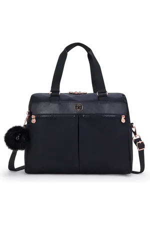 Kipling Tote Valeria Jet Satin Wk Medium Woman 100% Polyamide