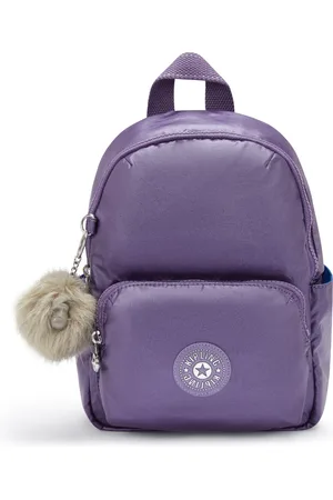 Kipling Backpack Zinna Metallic Mauve Small Woman 100% Polyamide