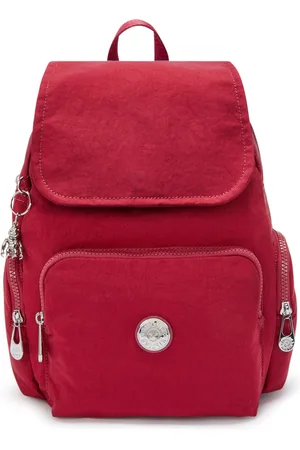 Kipling Backpack City Zip S Wine Small Woman 100% Polyamide