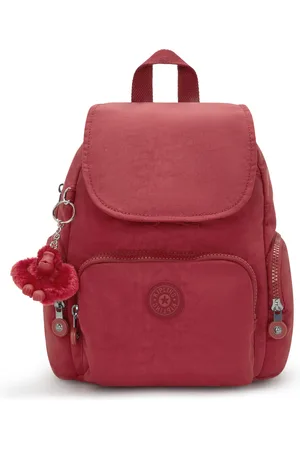 Kipling Backpack City Zip Mini Funky Small Woman 56% Recycled Polyamide, 44% Polyamide