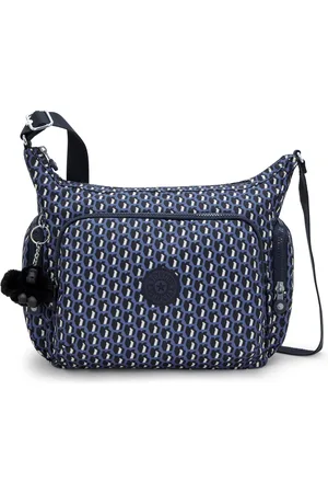 Kipling Crossbody Bag Gabb 3d K Blue Large Woman 100% Recycled Polyester