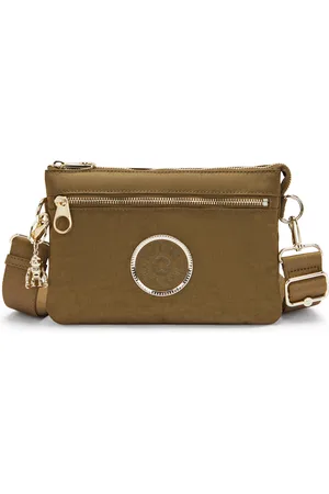 Kipling Crossbody Bag Riri Zip Dry Laurel Spice Small Woman 100% Polyamide