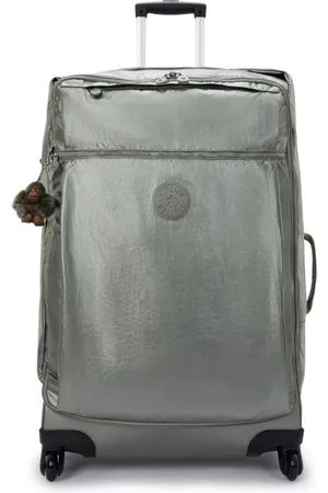 Kipling Wheeled Luggage Darcey L Moon Grey Metallic Large Woman 100% Polyamide