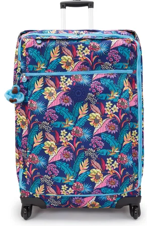 Kipling Wheeled Luggage Darcey L Exotic Leaves Large Woman 100% Recycled Polyester