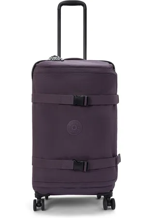 Kipling Wheeled Luggage Spontaneous M Ultimate Plum Medium Woman 56% Recycled Polyamide, 44% Polyamide