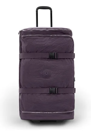 Kipling Wheeled Luggage Aviana L Ultimate Plum Large Woman 56% Recycled Polyamide, 44% Polyamide
