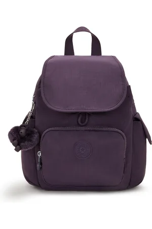 Kipling Backpack City Pack Mini Ultimate Plum Extra Small Woman 56% Recycled Polyamide, 44% Polyamide