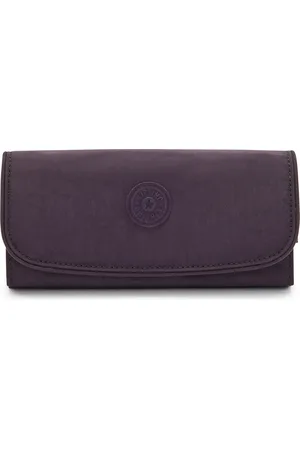 Kipling Wallet & Purses Money Land Ultimate Plum Large Woman 56% Recycled Polyamide, 44% Polyamide