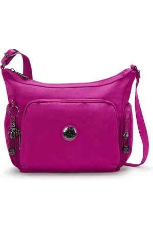 Kipling Crossbody Bag Gabb S Fuchsia Night Medium Woman 100% Polyamide