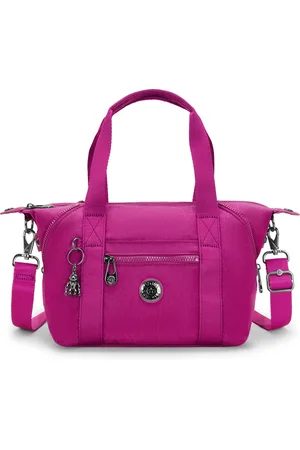 Kipling Shoulder Bag Art Mini Fuchsia Night Small Woman 100% Polyamide