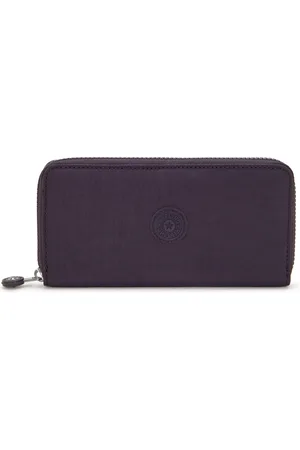 Kipling Wallet & Purses Money World Ultimate Plum Large Woman 56% Recycled Polyamide, 44% Polyamide