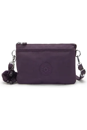 Kipling Crossbody Bag Riri Ultimate Plum Small Woman 56% Recycled Polyamide, 44% Polyamide