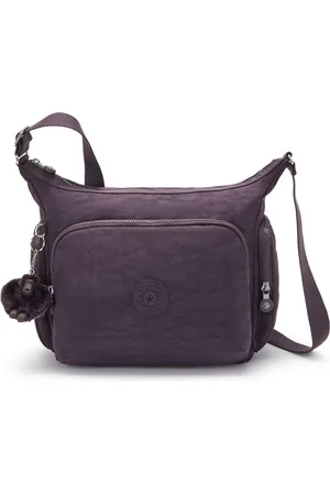 Kipling Crossbody Bag Gabb Ultimate Plum Large Woman 56% Recycled Polyamide, 44% Polyamide
