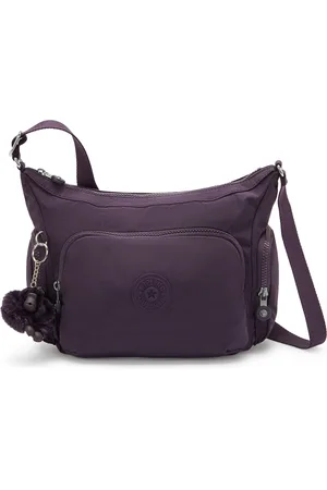Kipling Crossbody Bag Gabb S Ultimate Plum Medium Woman 56% Recycled Polyamide, 44% Polyamide