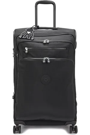 Kipling Wheeled Luggage New Youri Spin M Noir Medium Woman 100% Polyamide