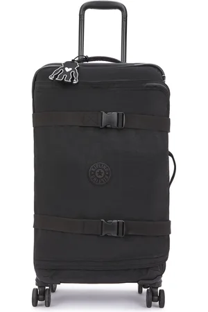 Kipling Wheeled Luggage Spontaneous M Noir Medium Woman 100% Polyamide