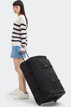 Kipling Wheeled Luggage Aviana L Noir Large Woman 100% Polyamide