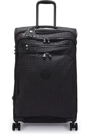 Kipling Wheeled Luggage New Youri Spin M Signature Emb Medium Woman 100% Polyamide