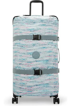 Kipling Wheeled Luggage Spontaneous L Palmtree Leaves Large Woman 100% Recycled Polyester