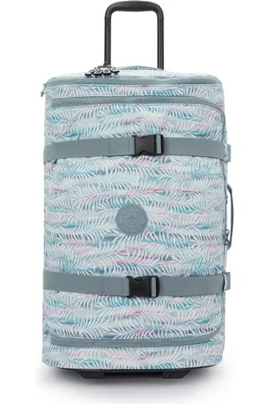 Kipling Wheeled Luggage Aviana M Palmtree Leaves Medium Woman 100% Recycled Polyester