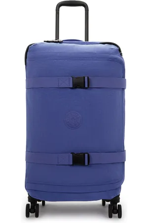 Kipling Wheeled Luggage Spontaneous M Ocean Medium Woman 56% Recycled Polyamide, 44% Polyamide