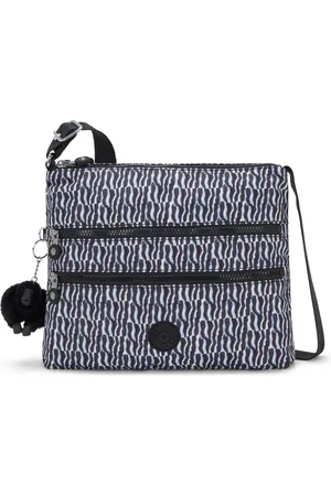 Kipling Crossbody Bag Alvar Holiday Waves Medium Woman 100% Recycled Polyester