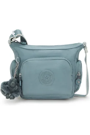 Kipling Crossbody Bag Gabbie Mini Relaxed Grey Small Woman 56% Recycled Polyamide, 44% Polyamide