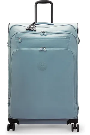 Kipling Wheeled Luggage New Youri Spin L Relaxed Grey Large Woman 56% Recycled Polyamide, 44% Polyamide