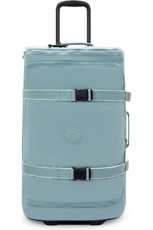 Kipling Wheeled Luggage Aviana M Relaxed Grey Medium Woman 56% Recycled Polyamide, 44% Polyamide