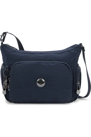 Kipling Crossbody Bag Gabb S Night Ocean Jacquard Medium Woman 100% Polyester