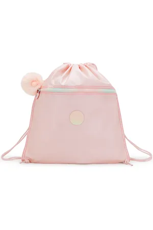 Kipling Backpack Supertaboo Blush Metallic Medium Woman 100% Polyamide
