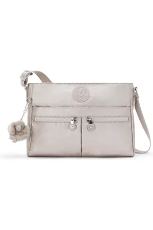 Kipling Crossbody Bag New Angie Metallic Glow Small Woman 100% Polyamide