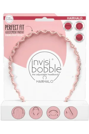 invisibobble Hairhalo The Adjustable Headband Pink Sparkle